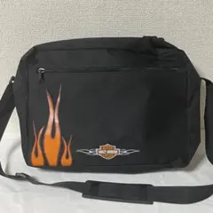 Harley Davidson ハーレーダビッドソン メッセンジャーバッグ 黒のサムネイル