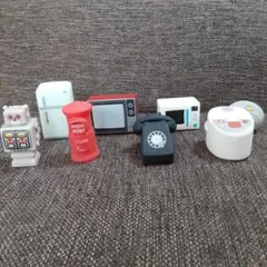 昭和レトロ家電ソフビ８点セット