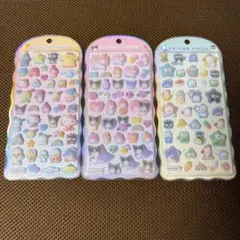 サンリオ　コットンパフィ　はぴだんぶい　マイメロ　クロミ　集合