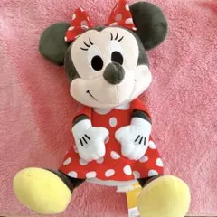 ミッキー＆フレンズ　こてっとぺったん BIG ぬいぐるみ ミニーマウス