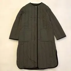 キルティングジャケット ロング