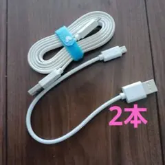 USBケーブル Type-Bケーブル　2本　まとめ売り