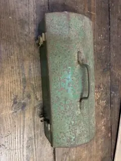 アンティーク 緑色 金属ボックス