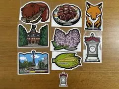 ご当地フォルムカード 沖縄県 鹿児島県 福岡県 ポスト型はがき ハロー