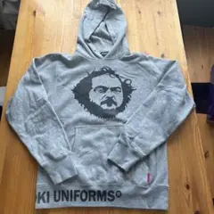 ROKI UNIFORMS フード付きスウェット グレー