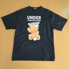 HONEY CINAMON 半袖Tシャツ ブラック ベアプリントのサムネイル