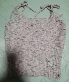 カスタネ　ニットビスチェ