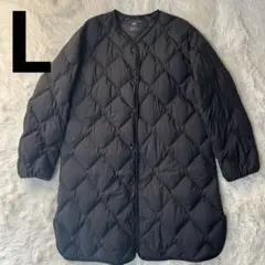 ユニクロ UNIQLO ウルトラライトダウンリラックスコート L 黒