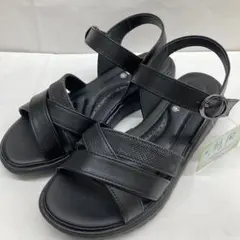 新品未使用Pansy サンダル ブラック Mサイズ 23cm23.5cmのサムネイル