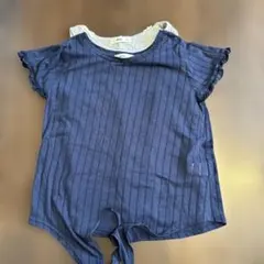 MPS ネイビー ストライプ Tシャツ 140