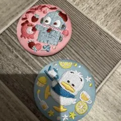 サンリオ　刺繍缶バッジ　Biscuit3