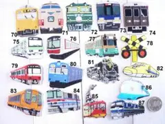 【ばら売り可】18枚　のりもの　➄　ワッペン　アイロンワッペン　ばら売可