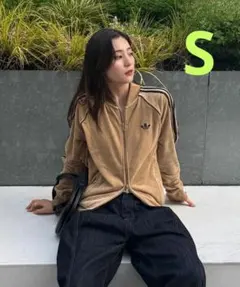 adidas originals SST アディカラー ベロア トラックトップ