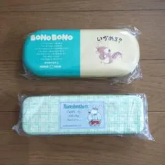 送料込み　未使用　レトロ 缶ペンケース　セットのサムネイル