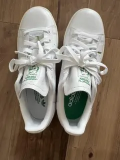 adidas アディダス　スタンスミス　新品　23センチ　コラボ　変え紐付