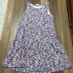 H&M 花柄ノースリーブワンピース 122/128