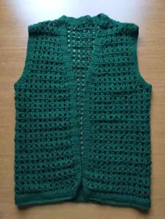 手編みベスト