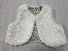 ハンドメイド　リバーシブル　ベスト　70 〜80 ボア　リバティ