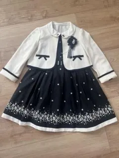 組曲120cmフォーマルドレスセット コサージュ付