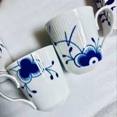 Royal Copenhagen ホワイトフルーテッド アーチボウル&コップ - メルカリ