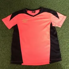 umbro T742JT サッカーシャツ 150サイズ ピンク/黒