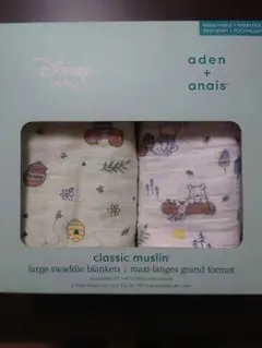 aden + anais おくるみモスリンガーゼ WinniethePooh2枚