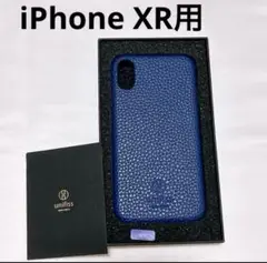 iPhoneXR 6.1インチ テンアール ネイビー iPhoneケース