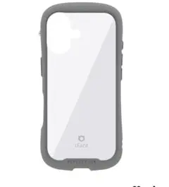 iFace Reflection iPhone17ケース強化ガラス グレー未使用