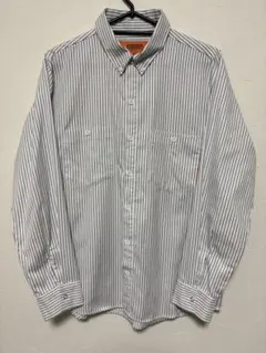 【美品】UNIVERSAL OVERALL 黒ストライプ 長袖シャツのサムネイル