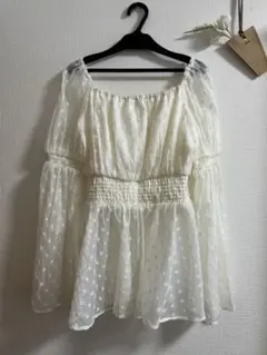 マジェスティックレゴン　花柄シフォンブラウスのサムネイル