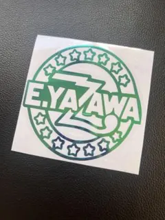 E.YAZAWA ステッカー グリーンブルー