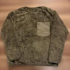 ブラウン フリースジャケット XLサイズ