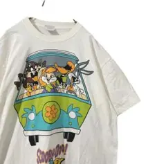 ルーニーテューンズ キャラクター プリント Tシャツ XL