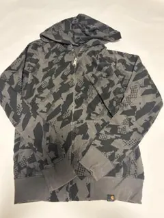 カーハート HOODED MELLOW JACKET 総柄パーカー Mのサムネイル