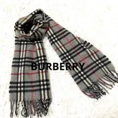 Burberrys 白タグ カシミヤ100% マフラー ノバチェック 英国製 - メルカリ