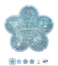 SAKURA2026コースターエアリーブルー　スタバ　桜