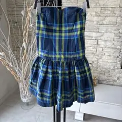 Hollister チェック柄 ベアトップワンピースのサムネイル