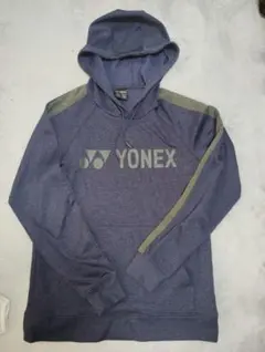 YONEX フード付きネイビーウェア