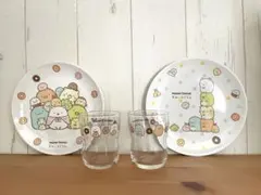 【最安値】すみっコぐらし　ミスドコラボ　メラミンプレート　つよいこグラス