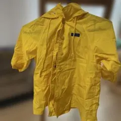 Familiar フード付きイエロージャケット　レインコート