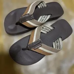 havaianas ビーチサンダル 39-40 ブラウン・ベージュ