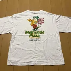 メンズ 半袖Tシャツ ホワイト バックプリント