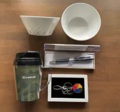 ノリタケのみ:レクサス マグカップ キーホルダー ペン ノリタケ小鉢