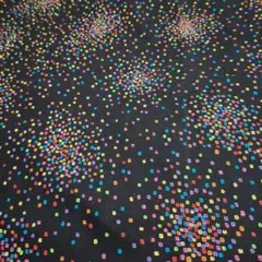 黒系生地　約78 × 78cm