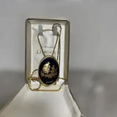 マ*ー様 LIMOGES フランス製 磁器 ネックレス ペンダントのサムネイル