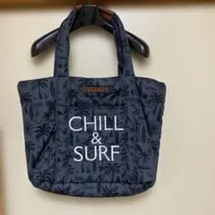 CHILL & SURF トートバッグ ブラックのサムネイル