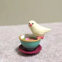 デコレ　コンコンブル　文鳥スイーツ　桜茶
