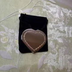 lazysusan ハート型コンパクトミラー