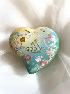 ゴディバ　GODIVA 2026 限定　ハート　缶　馬　鳥のサムネイル