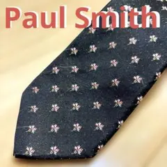 KenKenPaさん専用】ポールスミス ネクタイ 花柄 ネイビー 光沢｜2025年